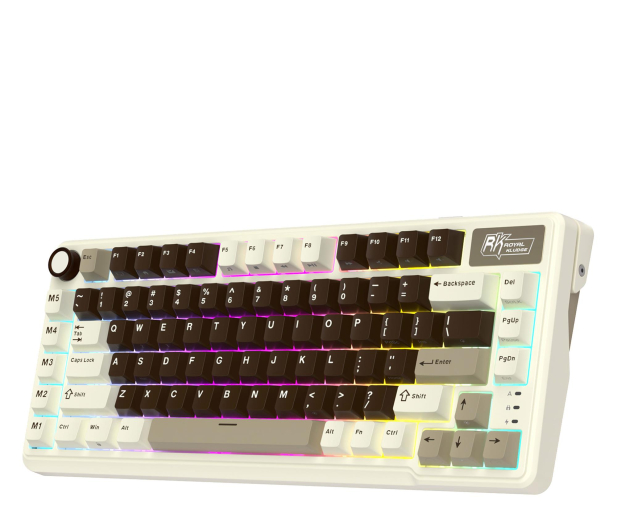 Royal Kludge RK L75 Mocha Grey Cream switch - 1455762 - zdjęcie 3